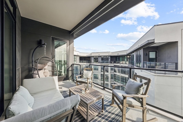 balcony with outdoor lounge area