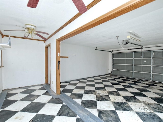 21401 Patton Ave Unit A & B, Lago Vista, TX 78645 - garage featuring ceiling fan