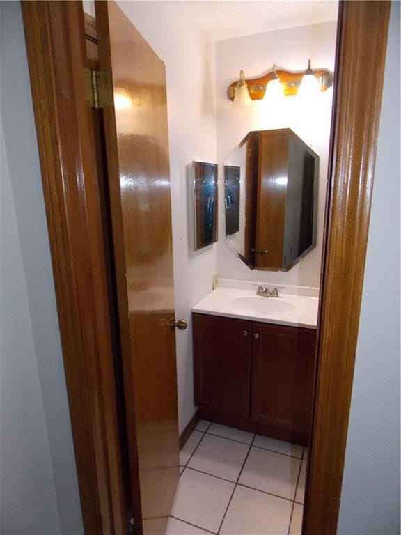 21401 Patton Ave Unit A & B, Lago Vista, TX 78645 - bathroom with vanity and tile patterned flooring