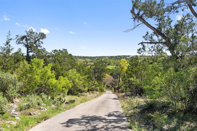 view of road