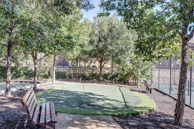 view of basketball court