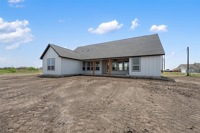 view of rear view of property