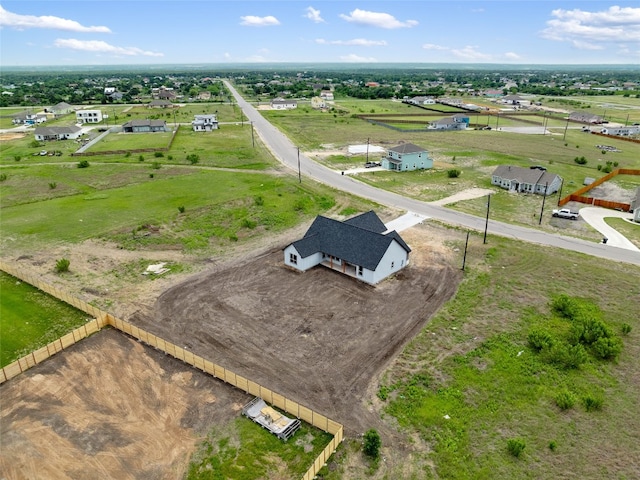 drone / aerial view featuring a rural view