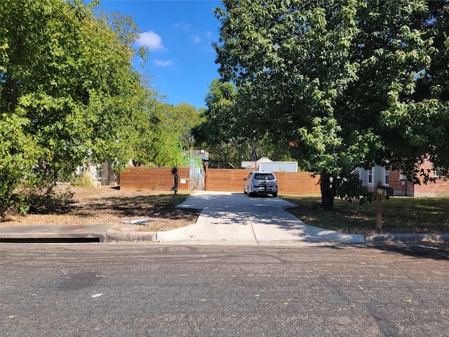 view of obstructed view of property