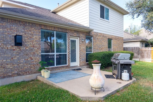 506 Fern Ct, Cedar Park, TX 78613 - view of patio / terrace featuring a grill