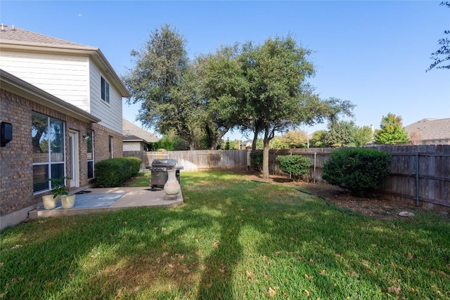 506 Fern Ct, Cedar Park, TX 78613 - fenced backyard with a patio