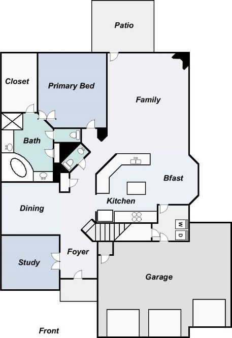 506 Fern Ct, Cedar Park, TX 78613 - view of room layout