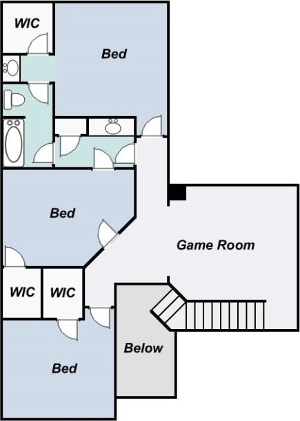 506 Fern Ct, Cedar Park, TX 78613 - view of floor plan / room layout