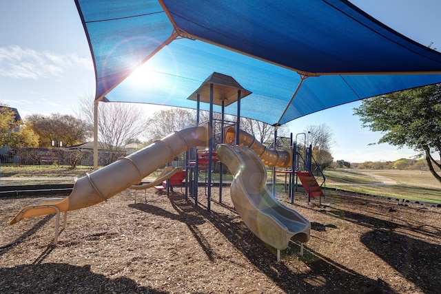 view of jungle gym