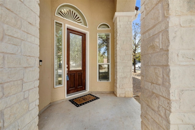 view of entrance to property