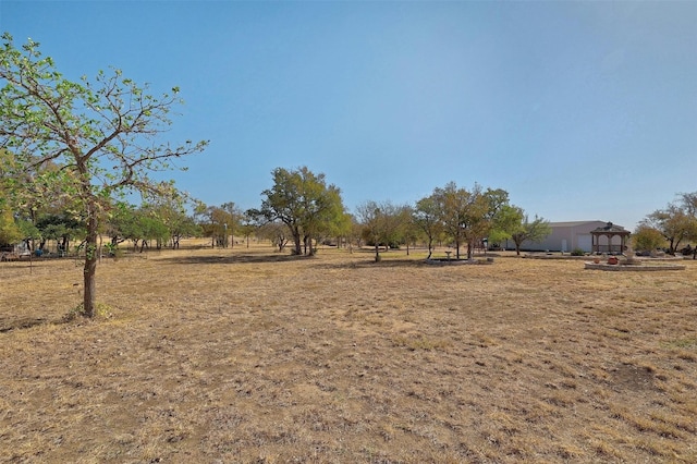 view of yard featuring a rural view