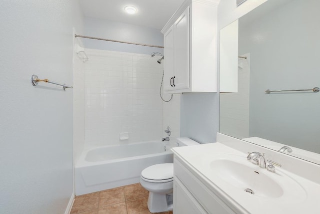 1900 County Road 245, Georgetown, TX 78633 - bathroom with vanity, washtub / shower combination, and tile patterned flooring