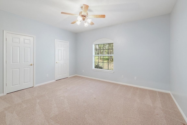 1900 County Road 245, Georgetown, TX 78633 - carpeted empty room featuring ceiling fan and baseboards