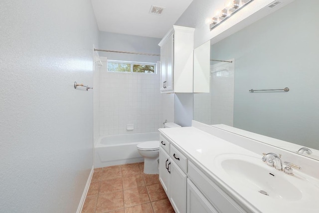 1900 County Road 245, Georgetown, TX 78633 - full bathroom with vanity, shower / bath combination, and tile patterned flooring