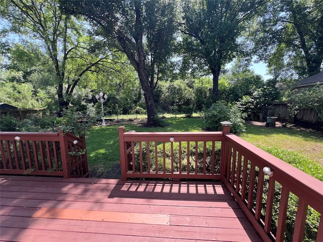 11205 Appletree Ln, Austin, TX 78726 - view of wooden deck