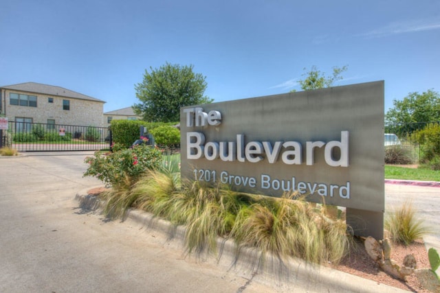 1201 Grove Blvd Unit 2403, Austin, TX 78741 - view of community sign