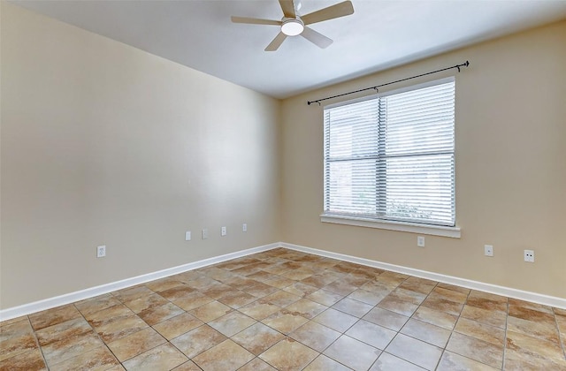 1201 Grove Blvd Unit 2403, Austin, TX 78741 - spare room with a ceiling fan and baseboards