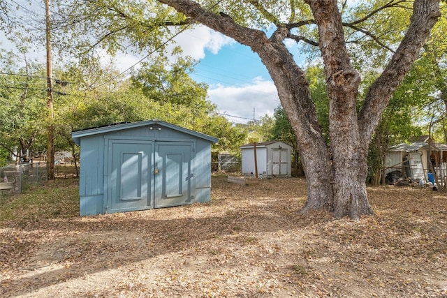 view of outdoor structure