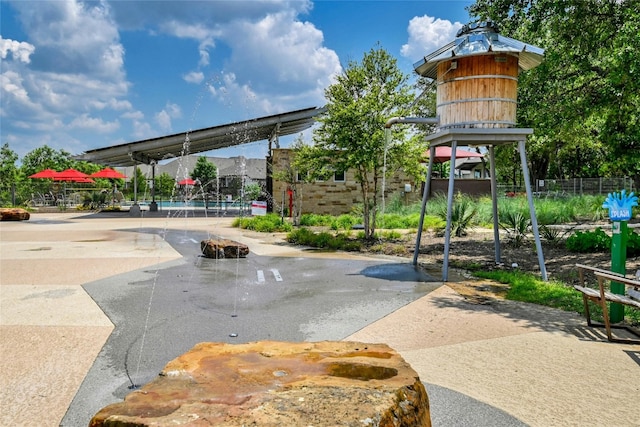 view of community featuring a pool