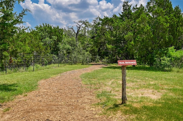 925 Overstreet Ln, Leander, TX 78641 - view of home's community featuring fence and a forest view