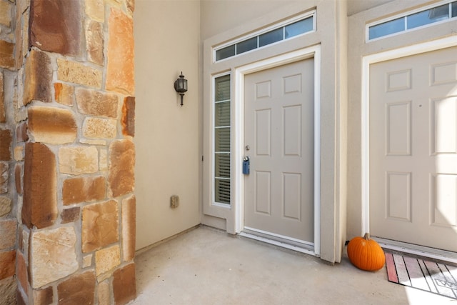 view of entrance to property