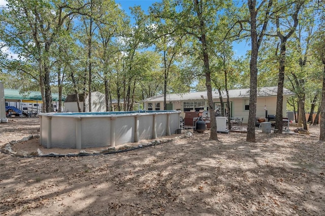 320 Pope Bnd S, Cedar Creek, TX 78612 - view of yard with an outdoor pool