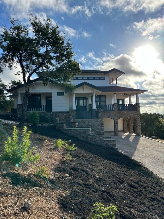 view of front of home