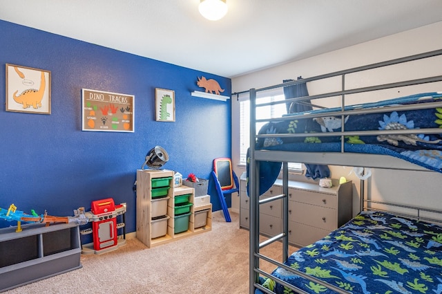 bedroom featuring carpet floors