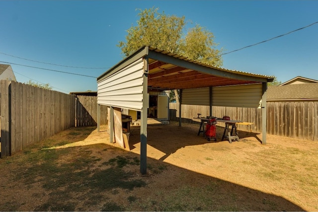 view of outbuilding