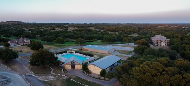 505 John Price St, Blanco, TX 78606 - bird's eye view of a pool