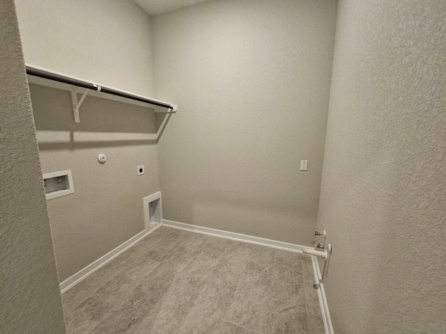 1709 Garret Oaks Ln, Georgetown, TX 78633 - laundry room featuring hookup for a gas dryer, electric dryer hookup, and hookup for a washing machine