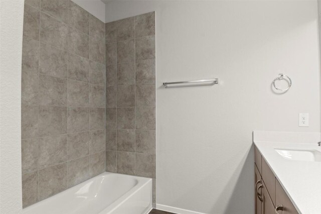 196 Lavender Ln, Elgin, TX 78621 - full bath with vanity and baseboards