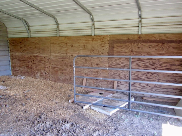 view of stable