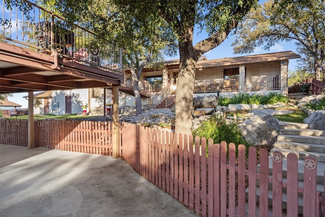 exterior space featuring a patio area