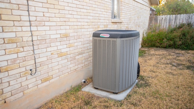 exterior details featuring central AC unit