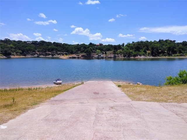 view of water feature