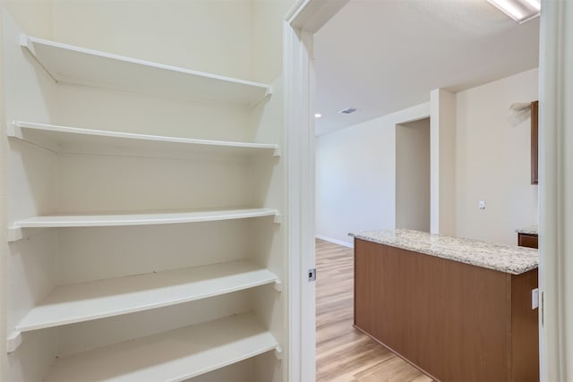 interior space featuring light hardwood / wood-style floors