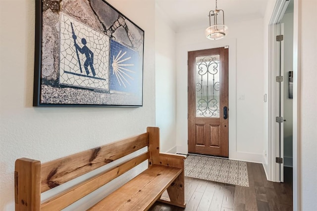 1100 Railroad Ave, Georgetown, TX 78626 - foyer entrance featuring wood finished floors