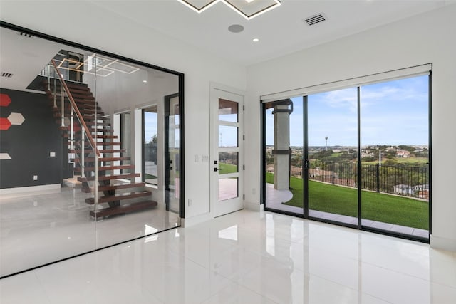 doorway featuring plenty of natural light