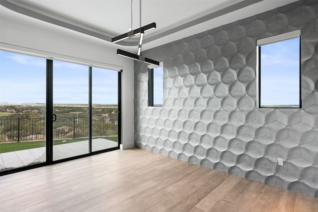 interior space with wood-type flooring