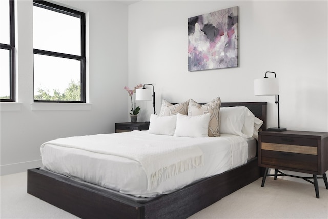 bedroom featuring carpet flooring