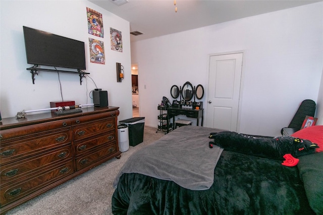 bedroom with carpet flooring