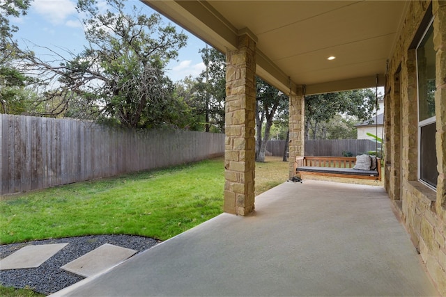 view of patio