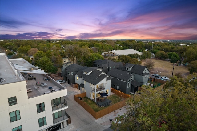 birds eye view of property featuring a residential view