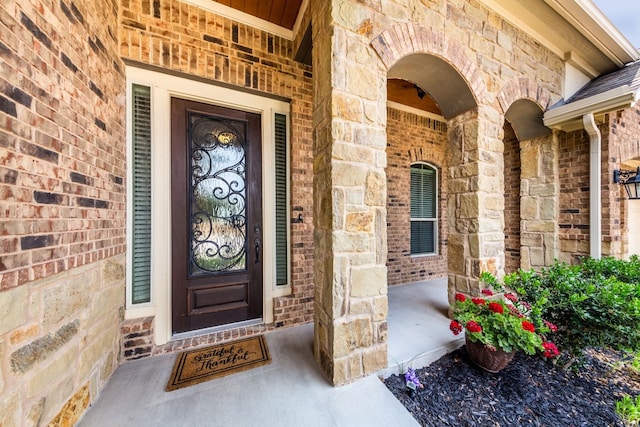 view of entrance to property