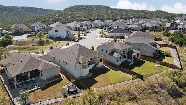 18201 Hewetson Cv, Austin, TX 78738 - aerial view of residential area featuring mountains
