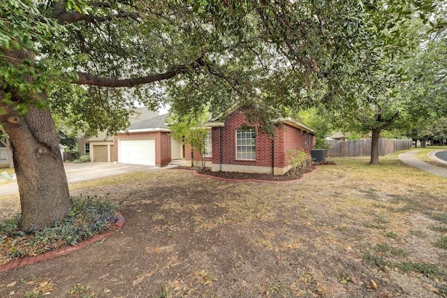 ranch-style house with a garage