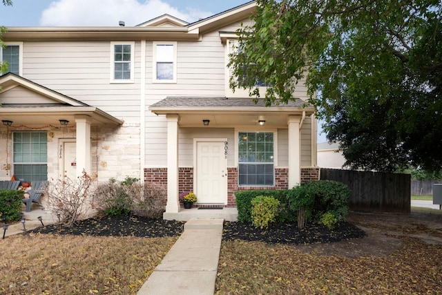 view of front of home