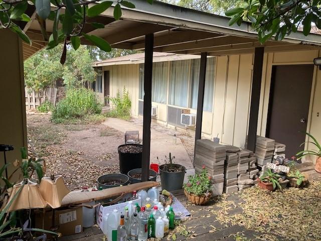 view of patio featuring cooling unit