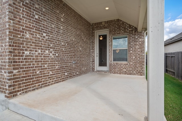 view of patio